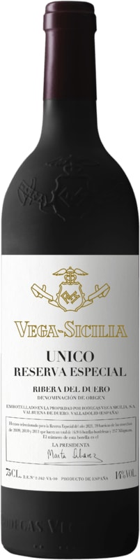 Tempos Vega Sicilia Unico Reserva Especial (2023 Release) Front Bottle Shot