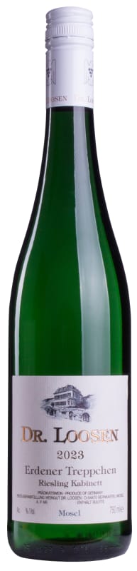 Dr. Loosen Erdener Treppchen Riesling Kabinett 2023 Front Bottle Shot