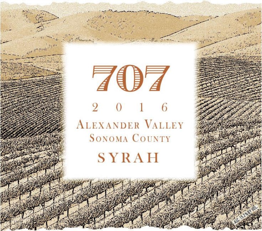 Chateau Diana 707 Syrah 2010 Front Label