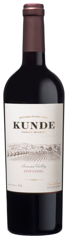 Kunde Estate Zinfandel 2014 Front Bottle Shot