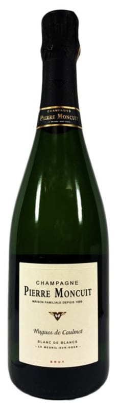 Pierre Moncuit Hugues de Coulmet Brut Blanc de Blancs 2018 Front Bottle Shot
