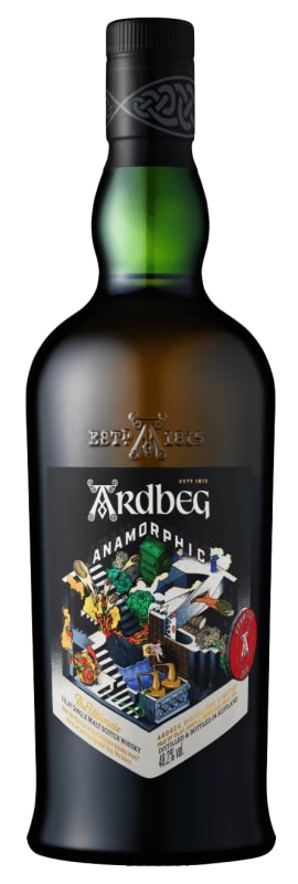 Ardbeg Anamorphic Islay Single Malt Scotch Whisky Front Bottle Shot