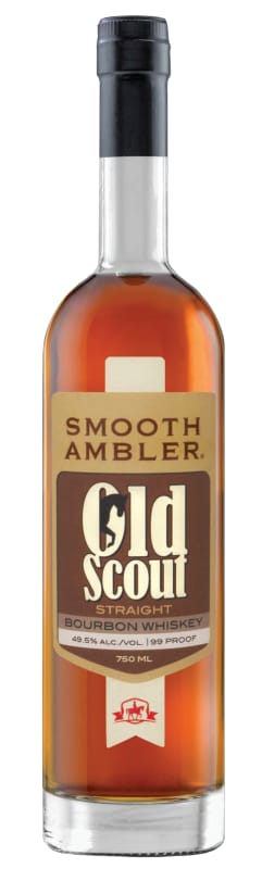 Smooth Ambler Old Scout Straight Bourbon Whiskey Front Bottle Shot