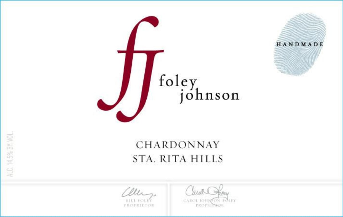 Foley Johnson Handmade Chardonnay 2014 Front Label