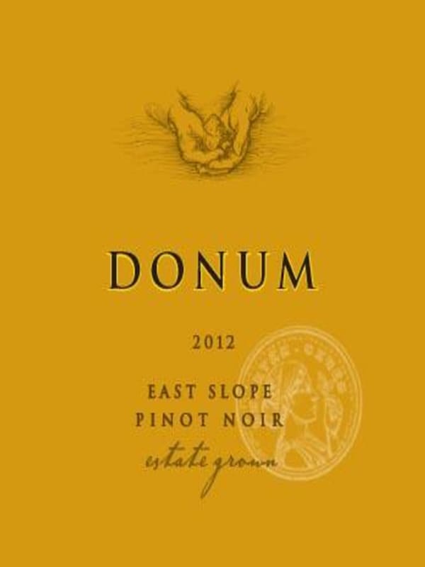 Donum East Slope Pinot Noir 2012 Front Label