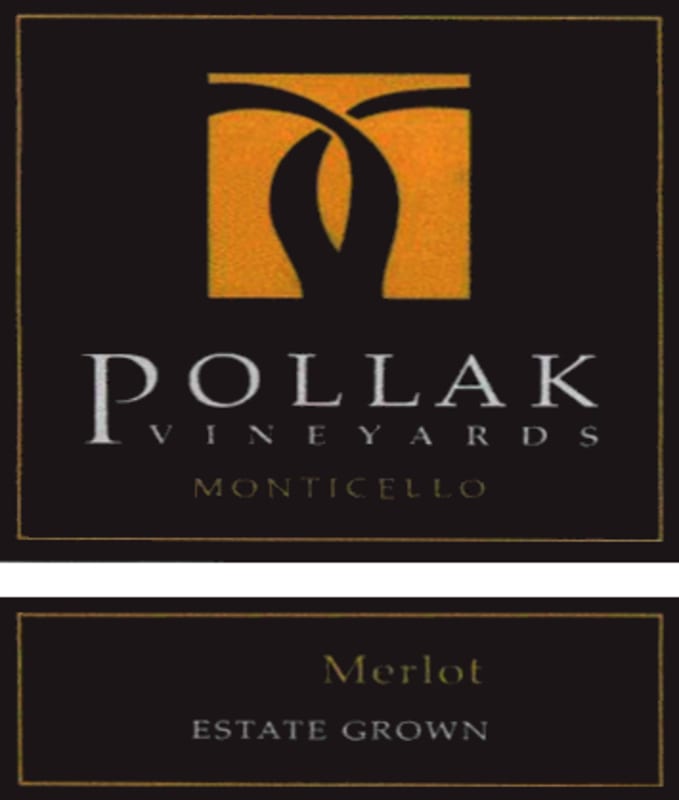 Pollak Vineyards Merlot 2012 Front Label