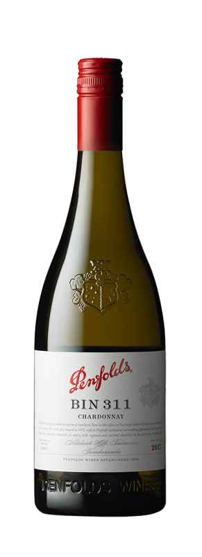 Penfolds Bin 311 Chardonnay 2017 Front Bottle Shot