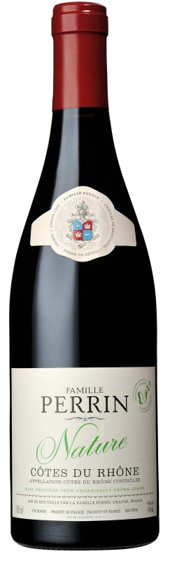 Famille Perrin Cotes du Rhone Nature 2013 Front Bottle Shot