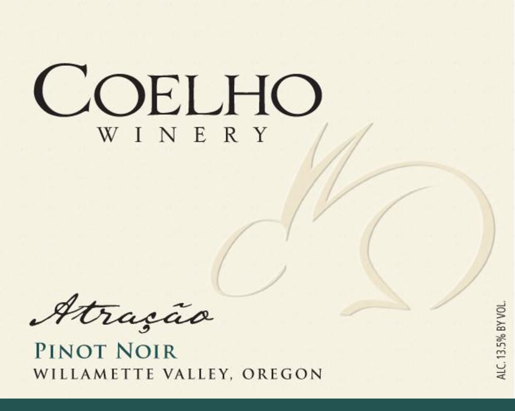Coelho Winery Atracao Pinot Noir 2015 Front Label