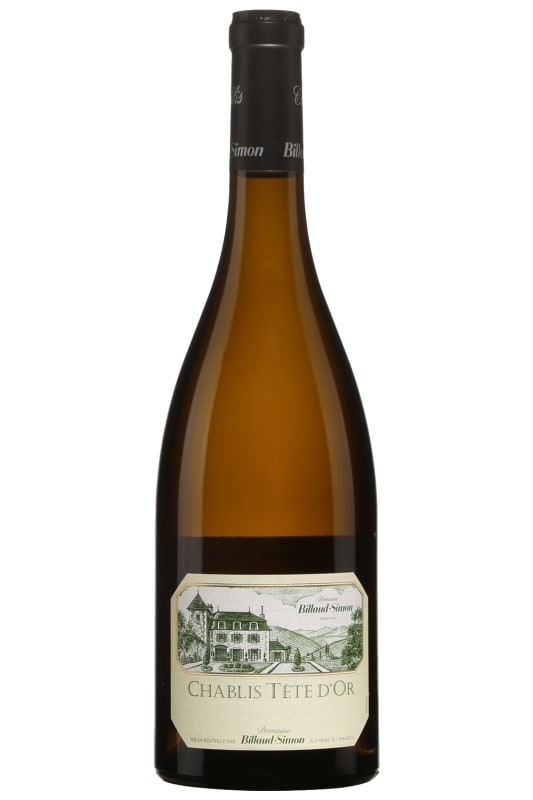 Billaud-Simon Chablis Tete d'Or 2019 Front Bottle Shot