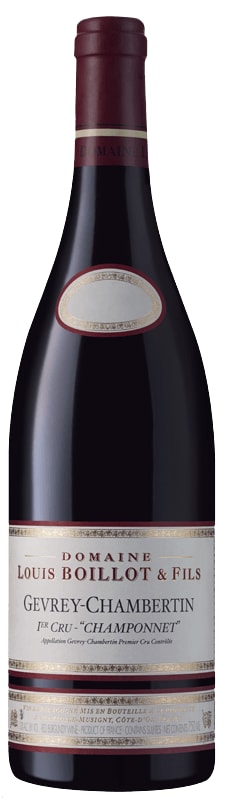 Domaine Louis Boillot Gevrey-Chambertin Champonnet Premier Cru 2018 Front Bottle Shot