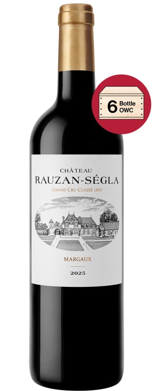 Chateau Rauzan-Segla (6 Bottles in OWC - Futures Pre-Sale) 2025 Front Bottle Shot
