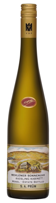 S.A. Prum Wehlener Sonnenuhr Riesling Kabinett 2015 Front Bottle Shot