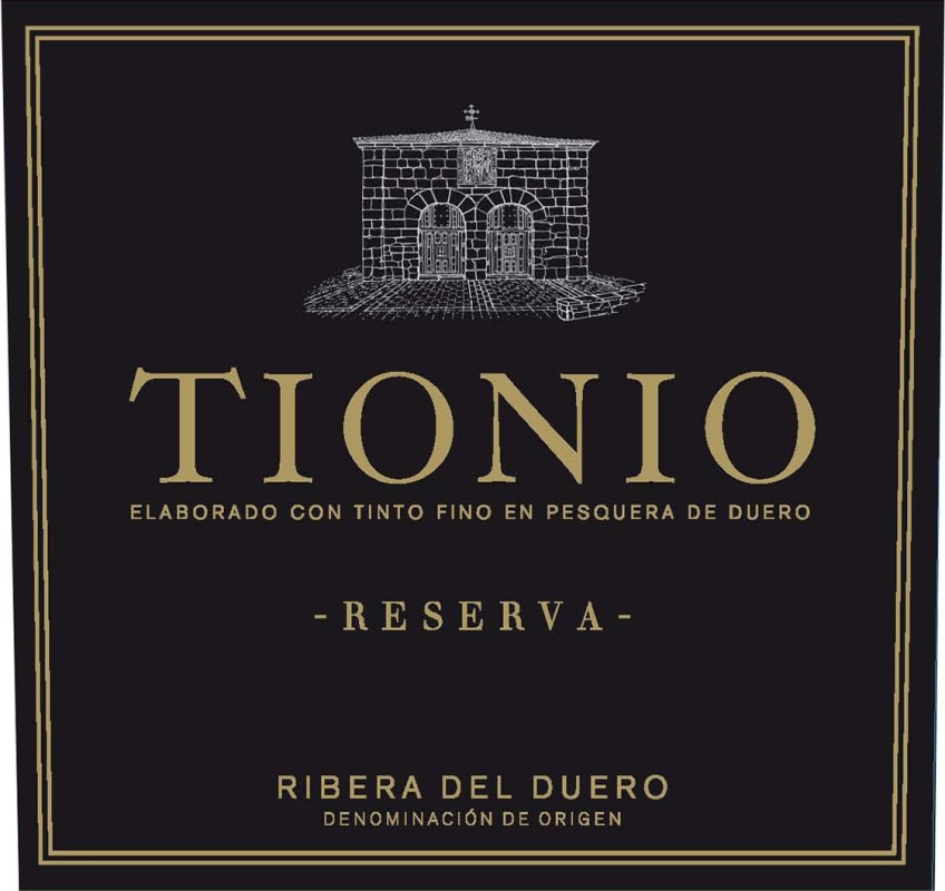 Bodegas Tionio Reserva 2013 Front Label