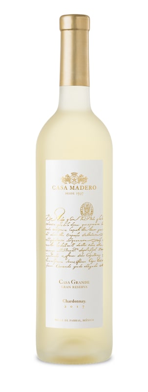 Casa Madero Gran Reserva Chardonnay 2018 Front Bottle Shot