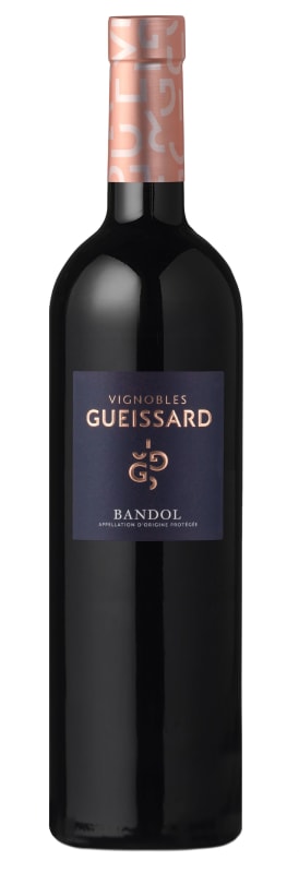 Gueissard Bandol Rouge 2018 Front Bottle Shot
