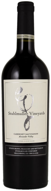 Stuhlmuller Vineyards Alexander Valley Cabernet Sauvignon 2015 Front Bottle Shot