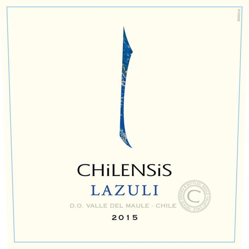 Chilensis Lazuli 2015 Front Label