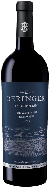 Beringer The Waymaker Red Blend 2015 Front Bottle Shot