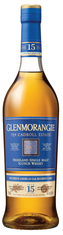 Glenmorangie 15 Year The Cadboll Estate Single Malt Scotch Whisky Front Bottle Shot