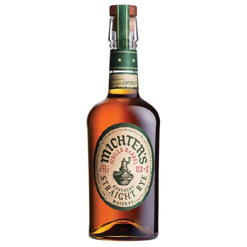 Michter's US1 Kentucky Straight Rye Whiskey Front Bottle Shot