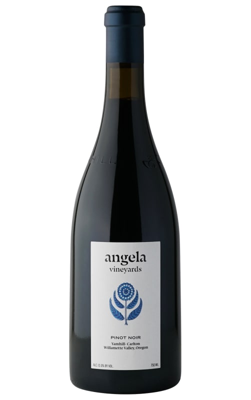 Angela Vineyards Pinot Noir 2018 Front Bottle Shot