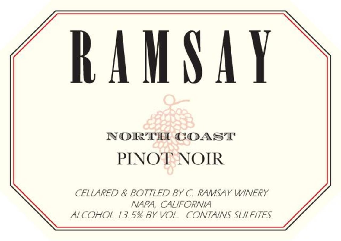 Ramsay Pinot Noir 2013 Front Label