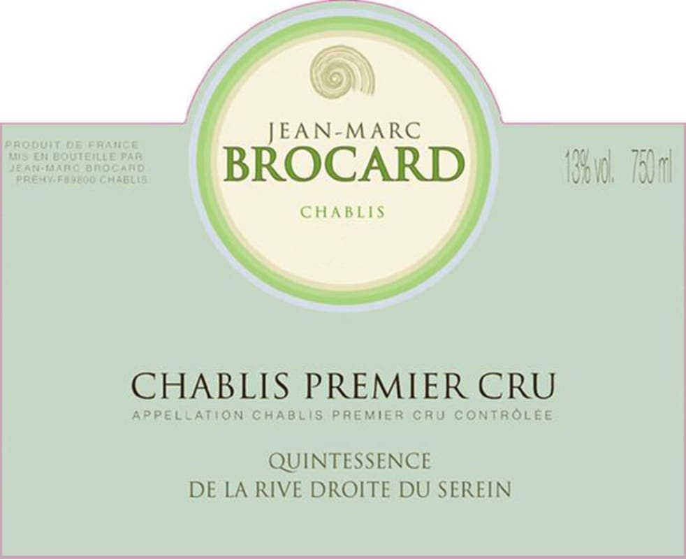 Brocard Chablis Extreme Premier Cru 2007 Front Label