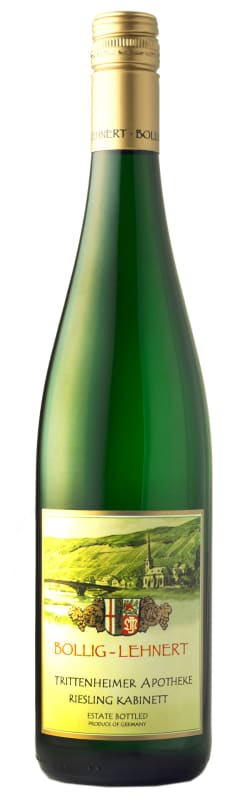 Bollig-Lehnert Trittenheimer Apotheke Riesling Kabinett 2020 Front Bottle Shot