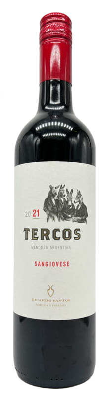 Tercos Sangiovese 2021 Front Bottle Shot