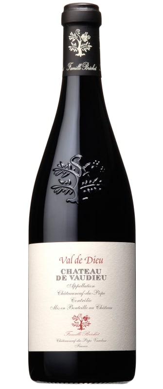 Chateau de Vaudieu Chateauneuf-du-Pape Val de Dieu 2019 Front Bottle Shot