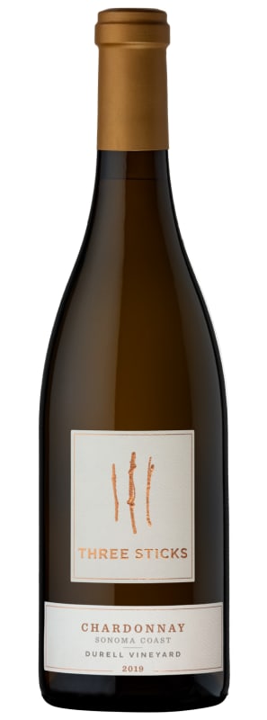 Three Sticks Durell Vineyard Chardonnay 2019 Front Bottle Shot