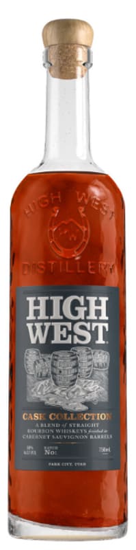 High West Distillery Cask Collection Cabernet Sauvignon Barrel Finished Bourbon Whiskey Front Bottle Shot