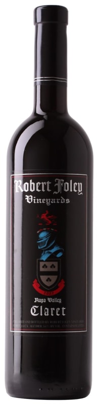 Robert Foley Vineyards Claret (3 Liter - signed) 2002 Front Bottle Shot