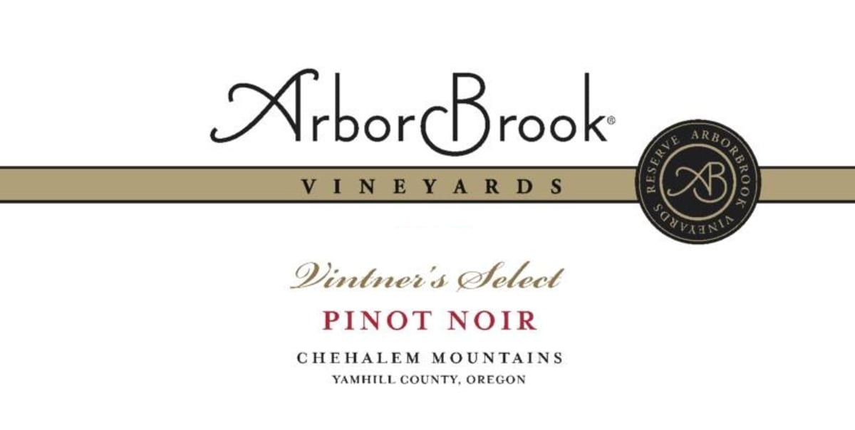 ArborBrook Vineyards Vintner Select Pinot Noir 2014 Front Label