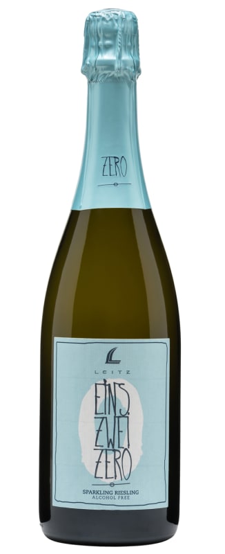 Josef Leitz Eins Zwei Zero Rheingau Sparkling Riesling (Non-Alcoholic) Front Bottle Shot