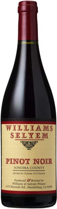 Williams Selyem Sonoma County Pinot Noir (1.5 Liter Magnum) 1999 Front Bottle Shot