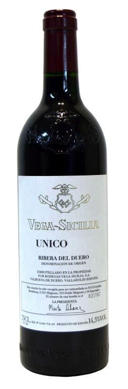 Tempos Vega Sicilia Unico Tinto 2010 Front Bottle Shot