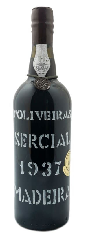 D'Oliveira Sercial Madeira 1937 Front Bottle Shot