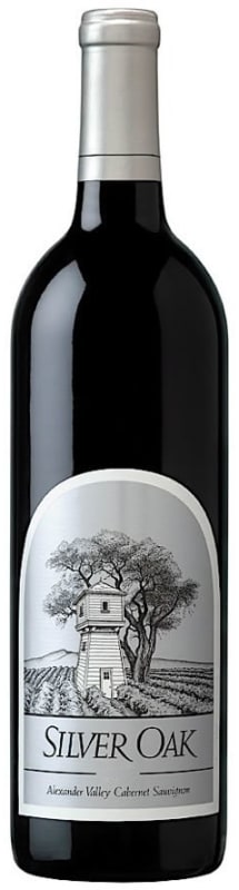 Silver Oak Alexander Valley Cabernet Sauvignon 2002 Front Bottle Shot