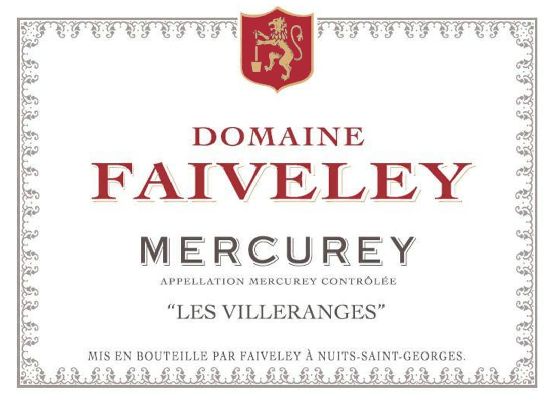 Faiveley Mercurey Les Villeranges 2011 Front Label