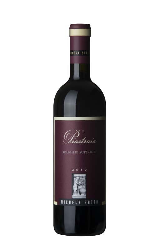 Michele Satta Piastraia 2017 Front Bottle Shot