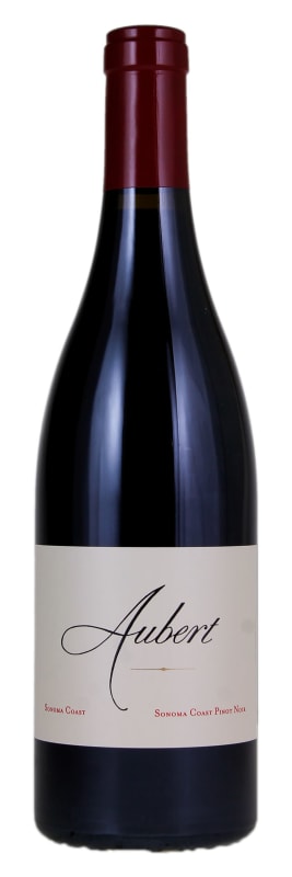 Aubert Sonoma Coast Pinot Noir 2012 Front Bottle Shot