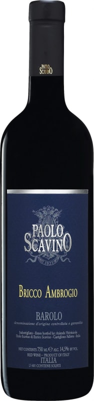 Paolo Scavino Barolo Bricco Ambrogio 2012 Front Bottle Shot