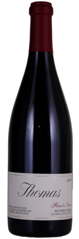 Thomas Winery Dundee Hills Pinot Noir 2014 Front Bottle Shot