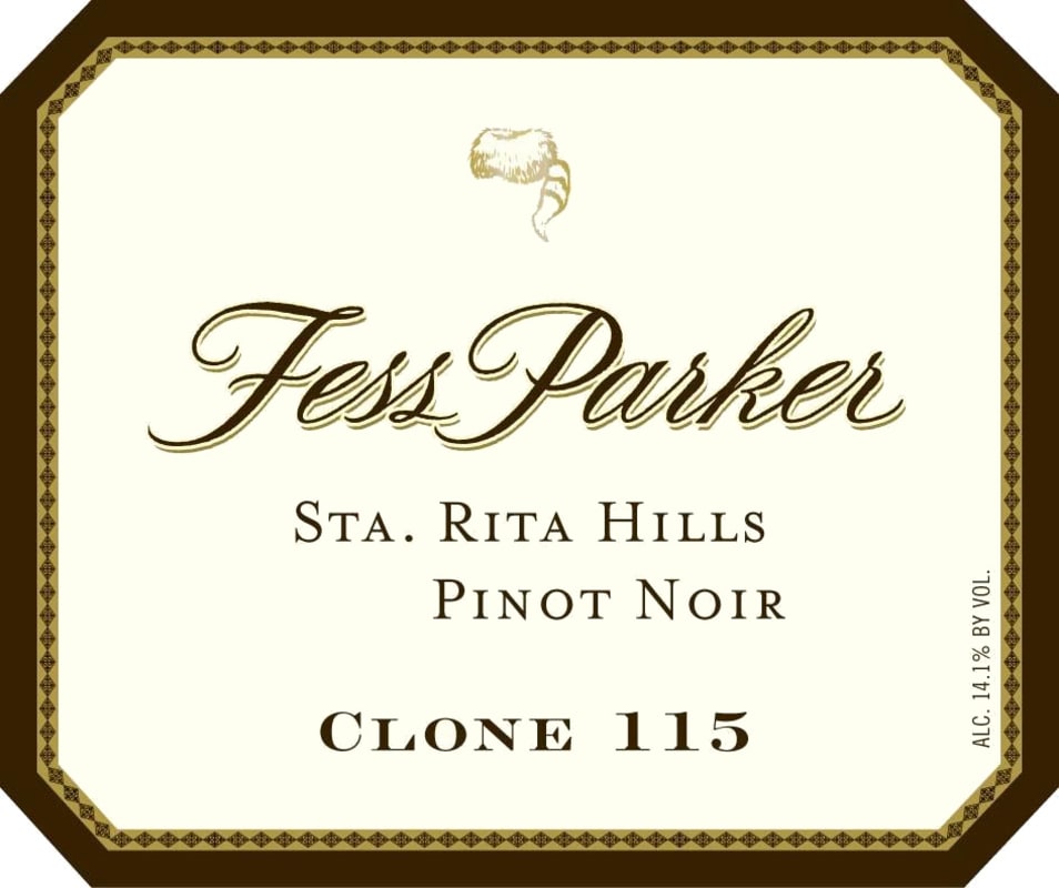 Fess Parker Clone 115 Pinot Noir 2009 Front Label