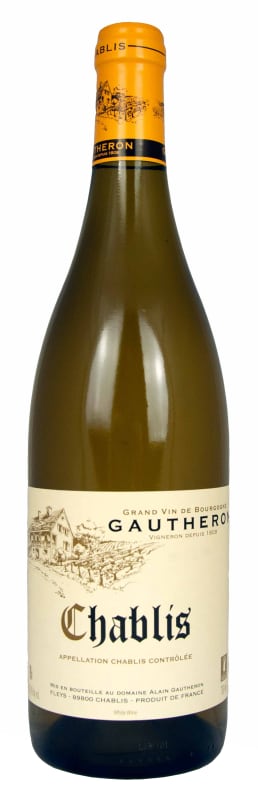 Alain Gautheron Chablis 2022 Front Bottle Shot