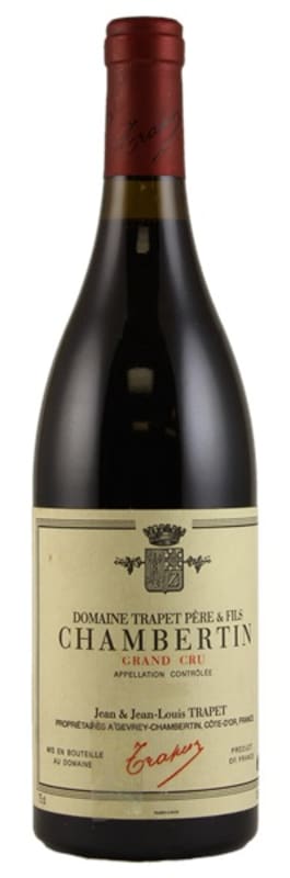 Domaine Trapet Pere et Fils Chambertin Grand Cru 1995 Front Bottle Shot