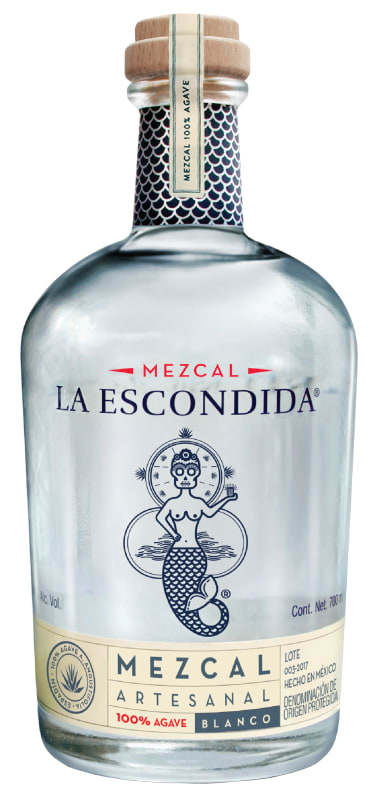 La Escondida Mezcal Blanco (700ML) Front Bottle Shot
