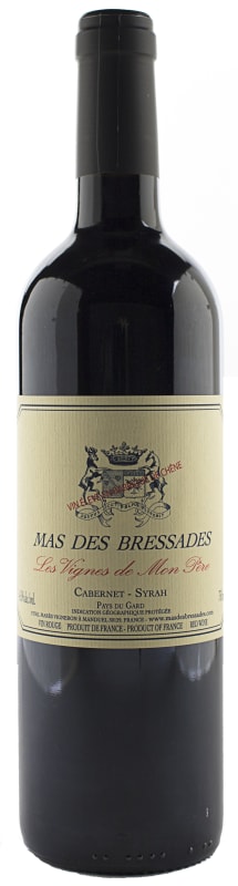 Mas de Bressades Cabernet Sauvignon/Syrah 2016 Front Bottle Shot